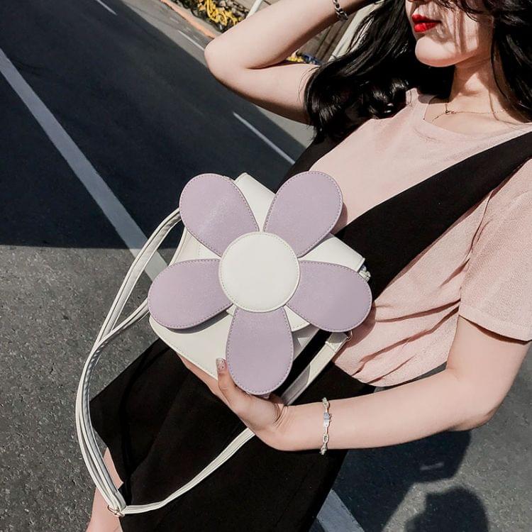 Flower Pattern Small Square Casual Shoulder Bag Ladies Handbag