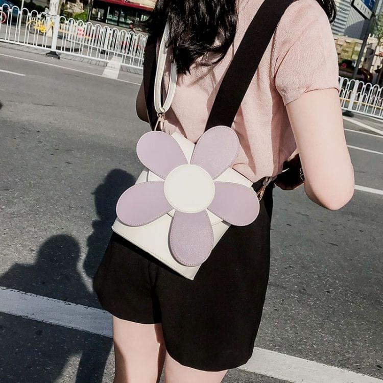 Flower Pattern Small Square Casual Shoulder Bag Ladies Handbag