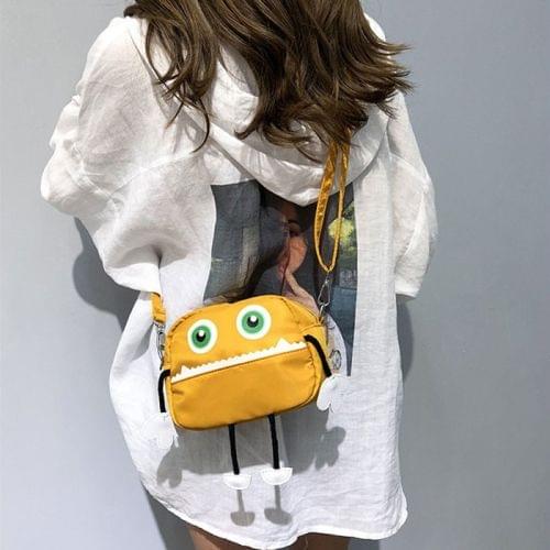 Leisure Fashion Slant Shoulder Bag Handbag(Yellow)