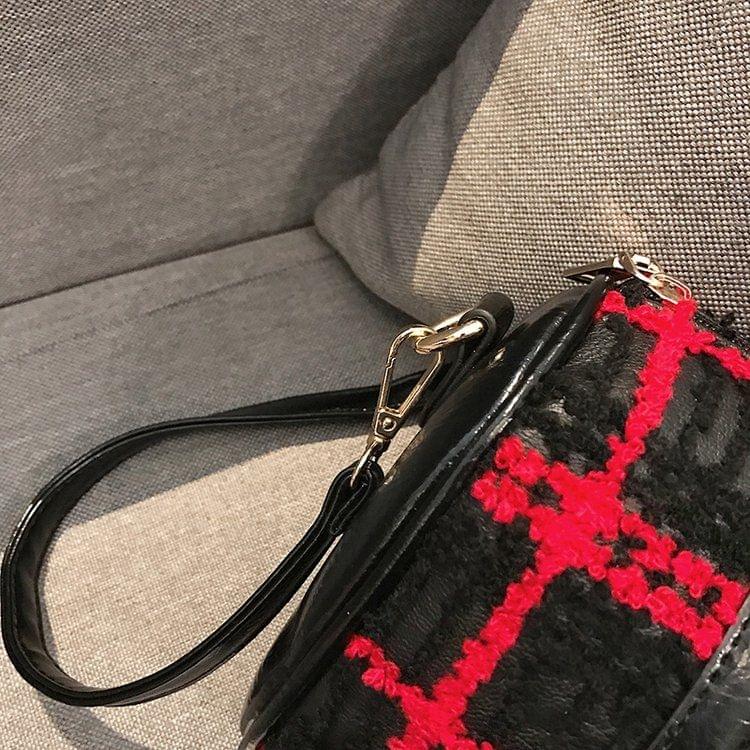 Casual PU Shoulder Bag Ladies Handbag Messenger Bag (White)