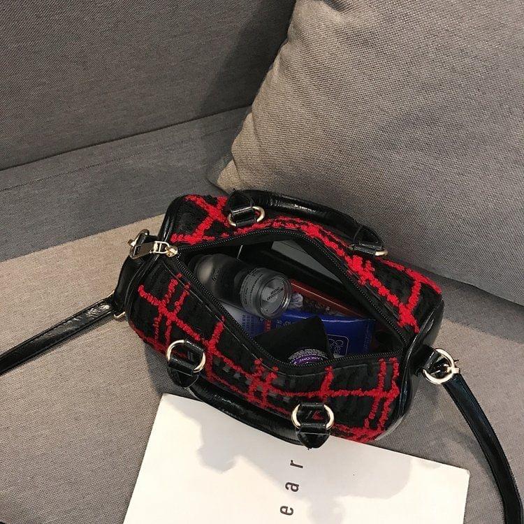 Casual PU Shoulder Bag Ladies Handbag Messenger Bag (White)