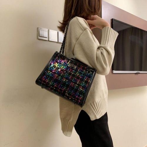 Leisure Fashion Chain Slant Shoulder Bag(Colorful)