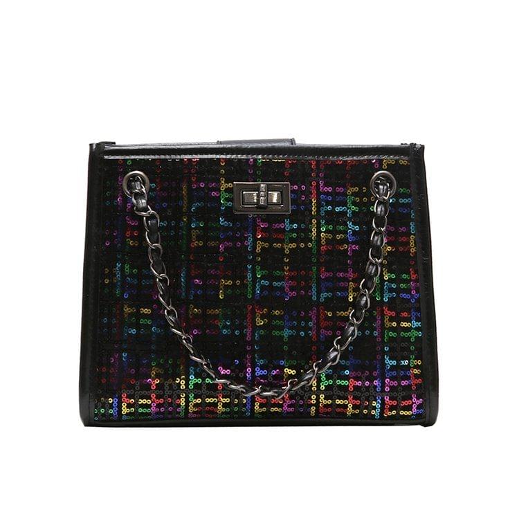 Leisure Fashion Chain Slant Shoulder Bag(Colorful)