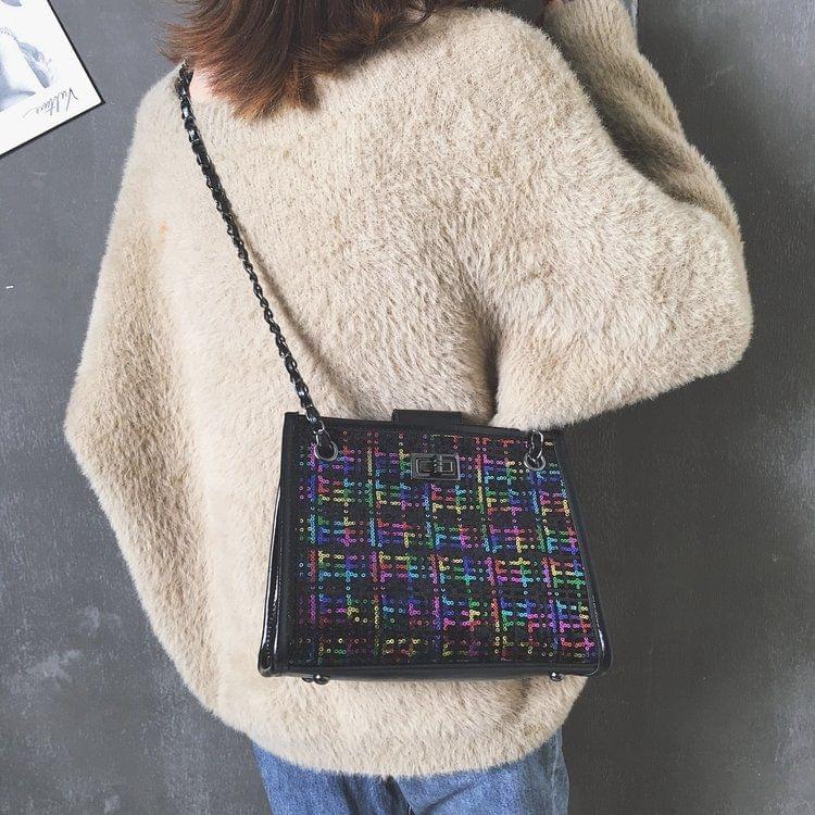Leisure Fashion Chain Slant Shoulder Bag(Colorful)