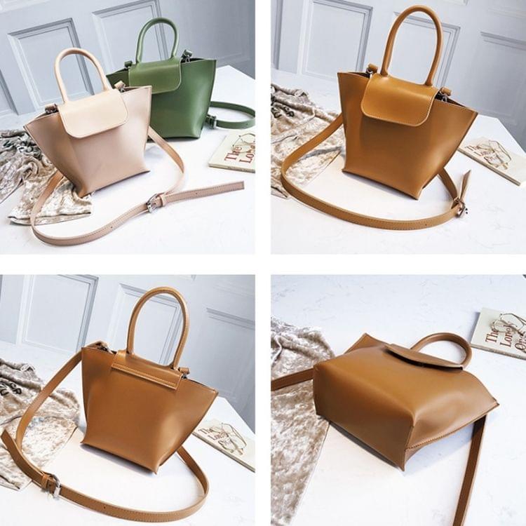 PU Leather Single Shoulder Bag Ladies Handbag Messenger Bag (Green)