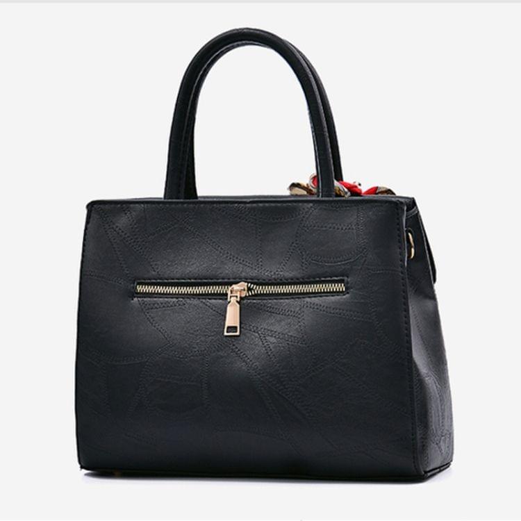 Leisure Fashion PU Slant Shoulder Bag Handbag(Blue)