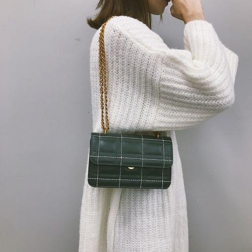 Casual PU Shoulder Bag Ladies Handbag Messenger Bag (Green)