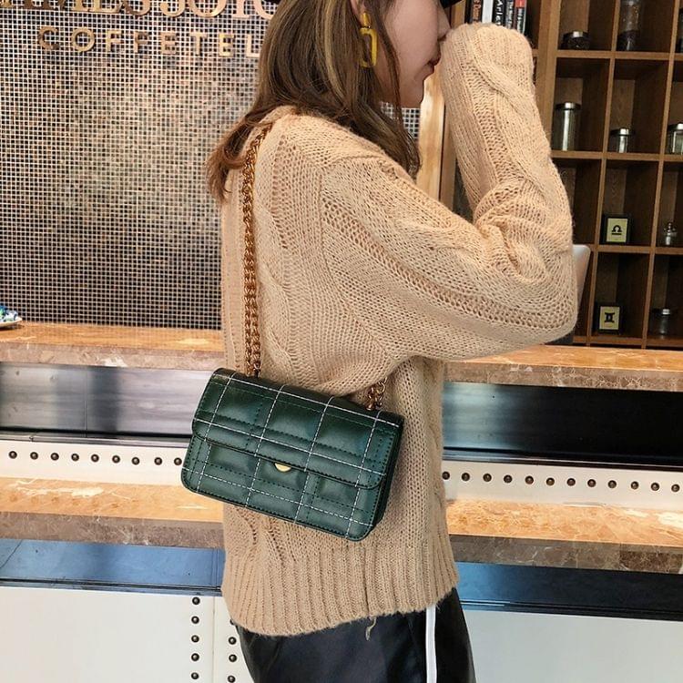 Casual PU Shoulder Bag Ladies Handbag Messenger Bag (Green)