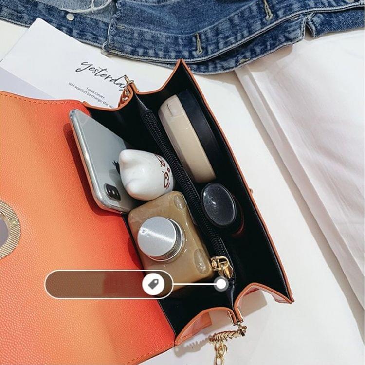 PU Leather Single Shoulder Bag Ladies Handbag Messenger Bag (Pink)