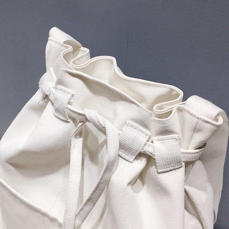 Leisure Fashion Slant Shoulder Bag (White)