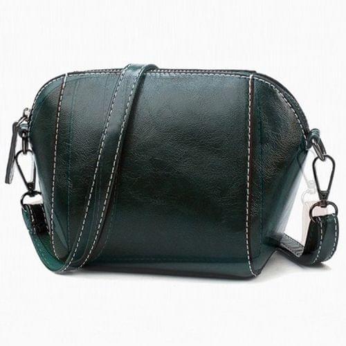 Leisure Fashion PU Leather Slant Shoulder Bag (Green)