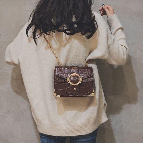 Casual PU Shoulder Bag Ladies Handbag Messenger Bag (Coffee)