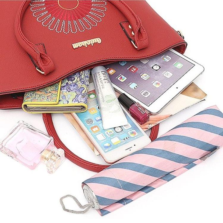 Leisure Fashion PU Slant Shoulder Bag Handbag(Black)