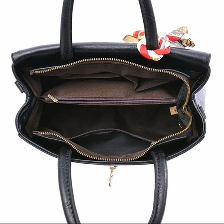 Leisure Fashion PU Slant Shoulder Bag Handbag(Red)