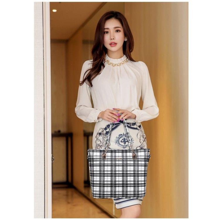 5 in 1 Lattice Pattern Shoulder Bag Ladies Handbag Messenger Bag Traveling bag