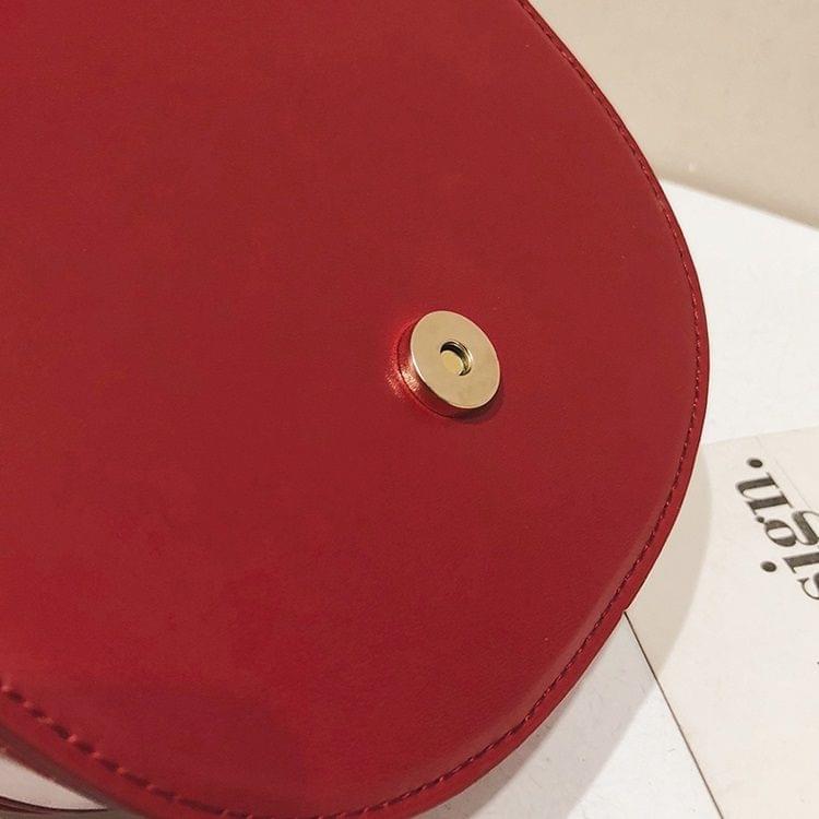 PU Leather Single Shoulder Bag Ladies Handbag Messenger Bag (Brown)