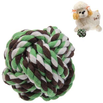 Cotton Rope Ball for Pets / Dog Cat Toy, Diameter 7.5cm (Random Color Delivery)