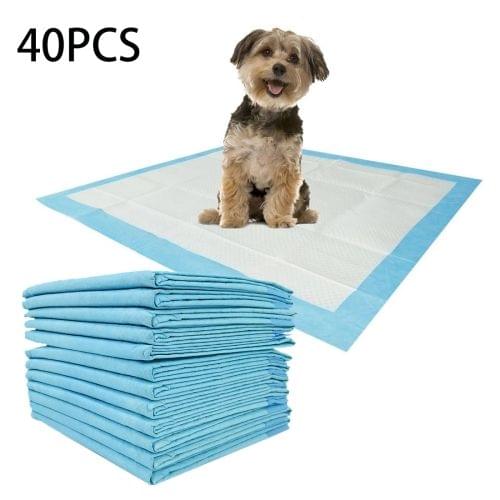 40 PCS Super Absorbent Pet Deodorant Antibacterial Nappy Urine Pad Diapers, L, Size: 60.0 x 60.0cm