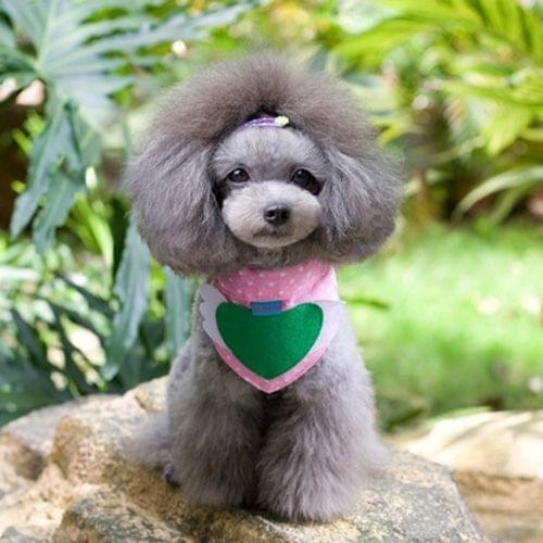 Cute Triangle Pet Eating Neckerchief Bib, Size: M (Neck Circumference: 35 - 42cm), Random Pattern Delivery