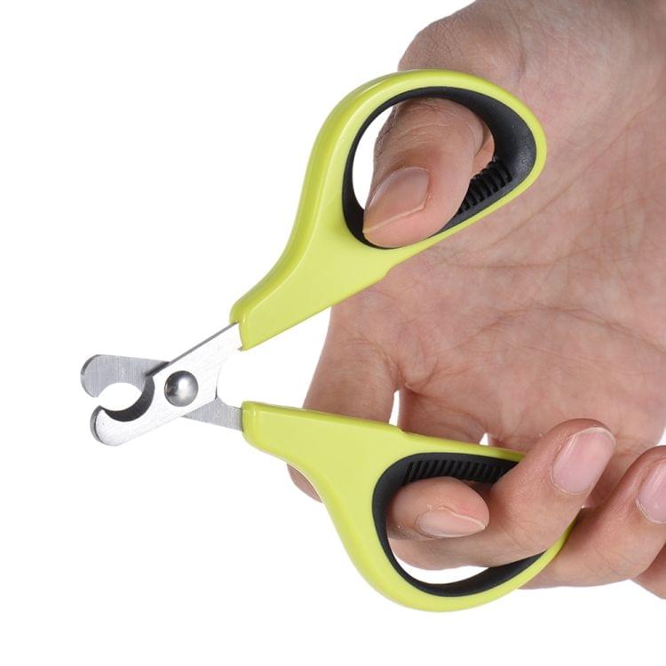 2 PCS Pet Nail Clippers Cat Nail Scissors Cutter Trimmer(Green)