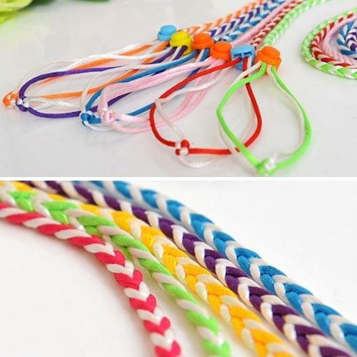 Pet Multicolor Hand Made Weaving Hamster Dual Purpose Traction Rope for Small Pets, Length: 1.4m, Random Color Delivery