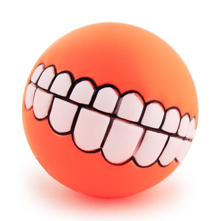 2 PCS Teeth Sounding Bite Dog Toy Pet Supplies, Size:9.0cm(Color Random)