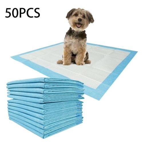 50 PCS Super Absorbent Pet Deodorant Antibacterial Nappy Urine Pad Diapers, M, Size: 45.0 x 60.0cm