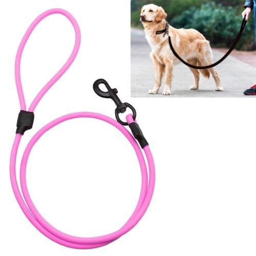PVC Material Wear-resistant Waterproof Traction Belt Pet Dogs Traction Rope with Handle, Suitable For Medium and Large Dogs, Rope Length: 150 cm(Purple)