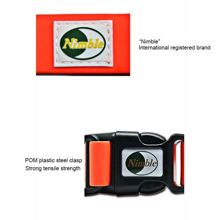 PVC Material Waterproof Adjustable Dual Loop Pet Dogs Collar, Suitable for Ferocious Dogs, Size: XS, Collar Size: 20-32 cm (Orange)