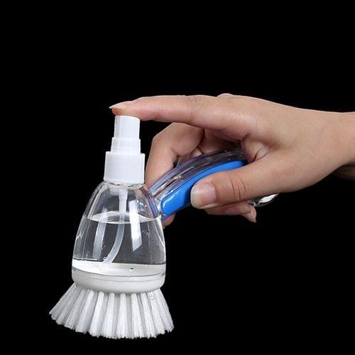 Pet Bath Cleaning Brushes with Shampoo Container, Random Color Delivery