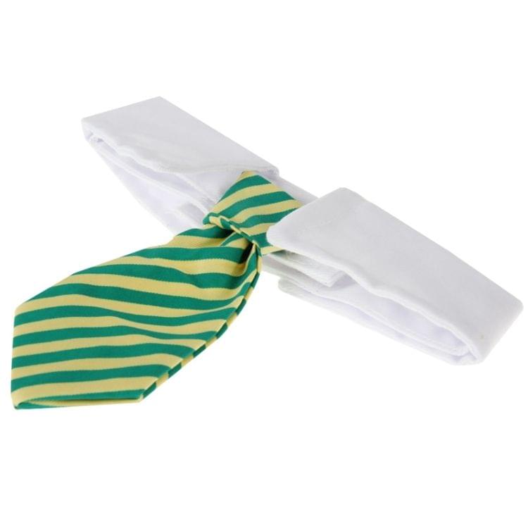 Pet Dog Bow with Hook Loop Sticky(Green)