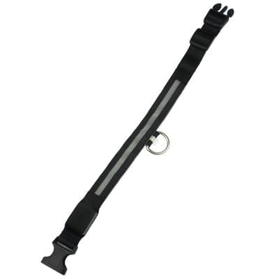 Adjustable 3-Mode LED Flashing Dog Collar, Size: M