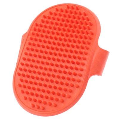 TPU Handheld Pet a Bath Massage Brush(Red)