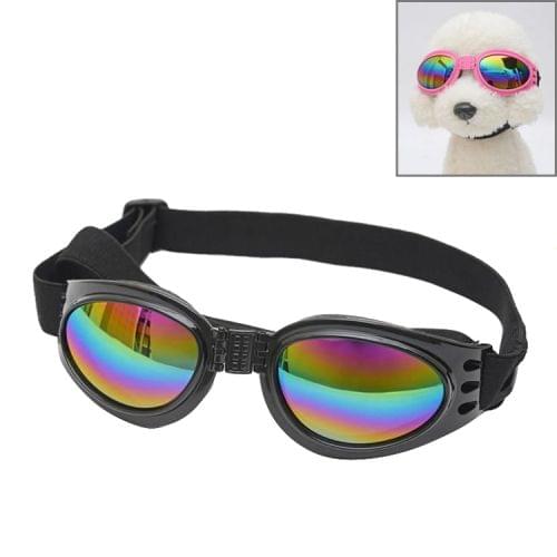 Anti-fog UV400 Dog Foldable Polarized Sunglasses for Dogs with 6Kg Weight or Heavier(Black)
