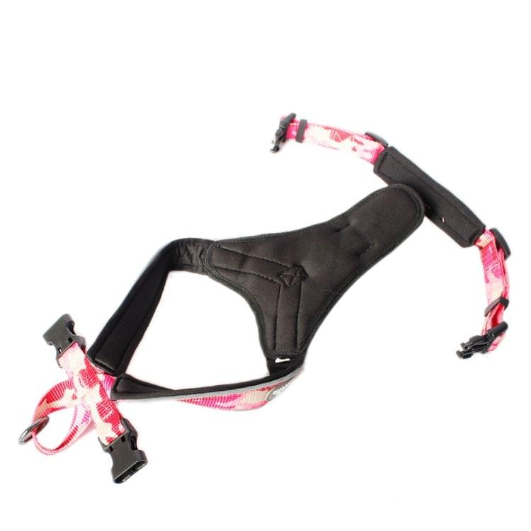 Tuffhound 1628 Adjustable Dog Chest Strap Collar Belt,Size:L, 2.5x54x(64-78)cm (Red)