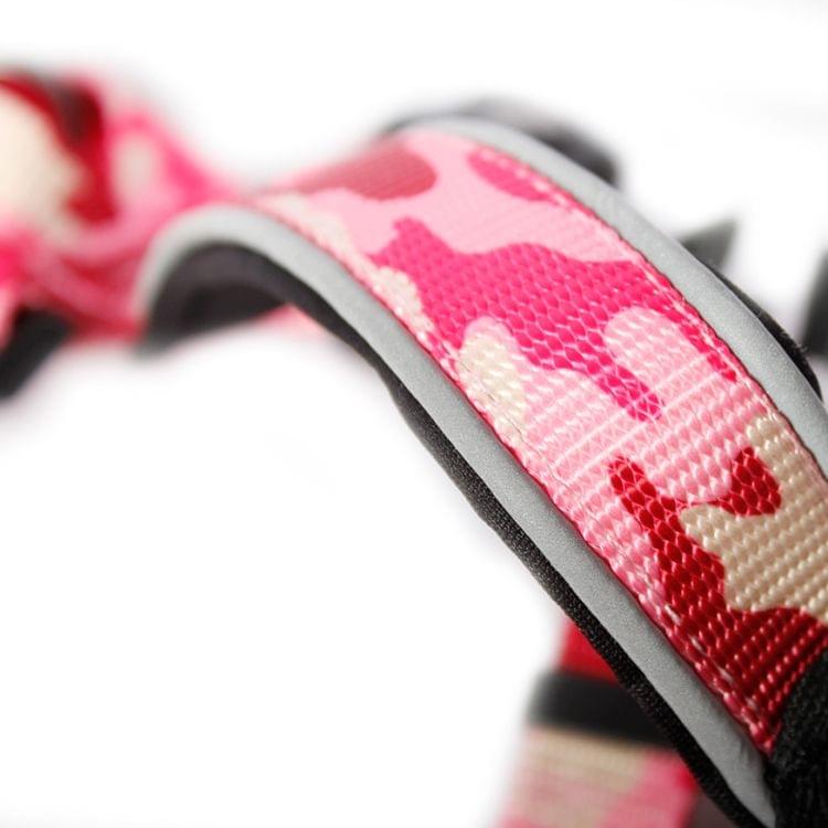 Tuffhound 1628 Adjustable Dog Chest Strap Collar Belt,Size:L, 2.5x54x(64-78)cm (Red)