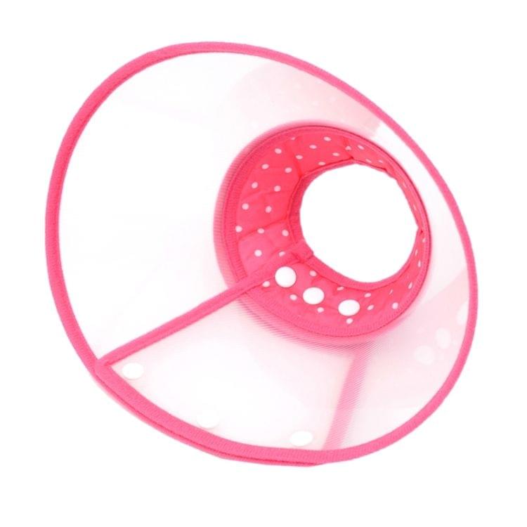 Elizabeth Pet Collar Headgear Ruff Funnel Cover Anti Bite Lick Safety Practical Neck Protective, Size: XL, Suitable for Neck 30-39cm(Pink)