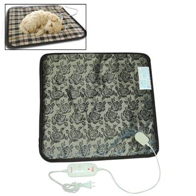 Pet Dog Cat Bunny Electric Heat Waterproof Mat Bed Heater Warming Pad, US Plug, Random Color Delivery
