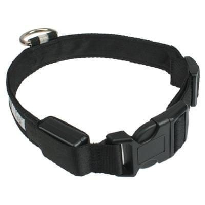 Cute Cartoon Pattern Adjustable 3-Mode LED Flashing Dog Collar, Size: M