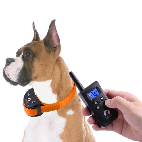 PD520V Automatic Anti Barking Collar Pet Training Control System for Dogs(Orange)