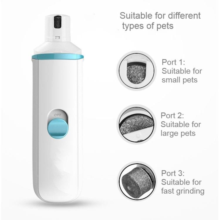 Pet Electric Manicure Device Dog Nail Polisher, Specification: Battery(Black)