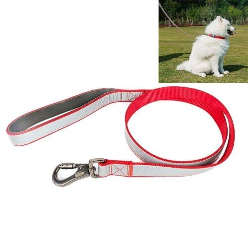 Tuffhound 1427 Adjustable Dog Harness Lead Leash Collar Belt,Size:S, 1.5x120cm(Red)