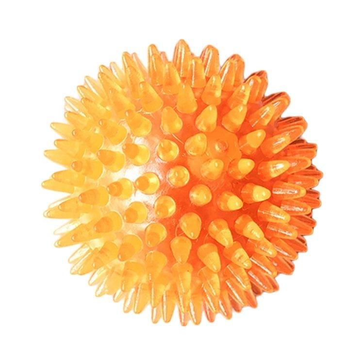 Pet Sounding Toy Hedgehog Ball Golden Retriever Molar Bite Resistant Tooth Toy for Large Pets, Large, Diameter: 11cm, Random Color Delivery
