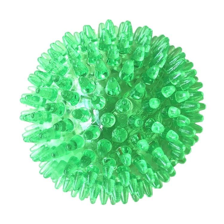Pet Sounding Toy Hedgehog Ball Golden Retriever Molar Bite Resistant Tooth Toy for Large Pets, Large, Diameter: 11cm, Random Color Delivery