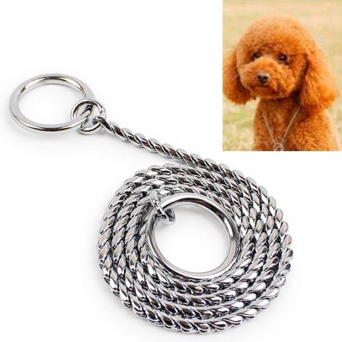 50cm x 3mm Pet P Chain Pet Collars Pet Neck Strap Dog Neckband Snake Chain Dog Chain Dog Collar