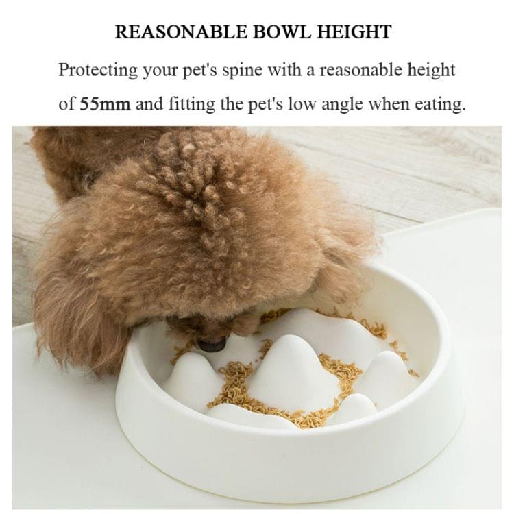 Original Xiaomi Mountain Shape Pet Feeding Bowl Water Dish Feeder (White)