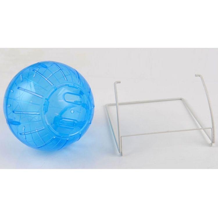 Pet Small Toy Hamster Mute Running Ball with Bracket, Random Color Delivery, Diameter: 12cm