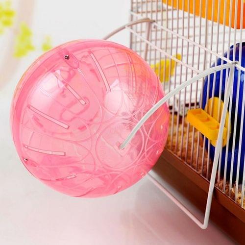 Pet Small Toy Hamster Mute Running Ball with Bracket, Random Color Delivery, Diameter: 12cm