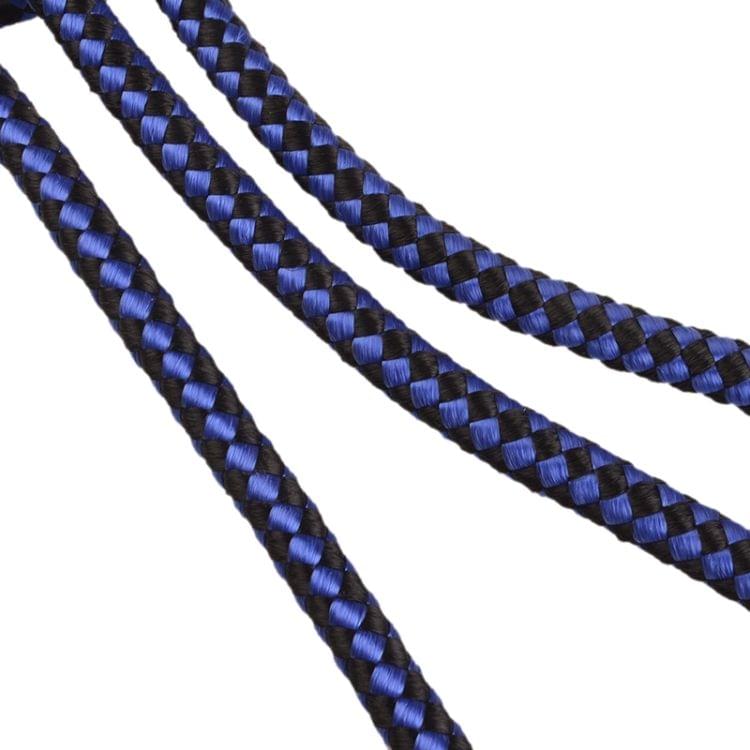 Pet Dog Nylon 3 in 1 Traction Rope Pet Walking Leads With Handle, Length: 124cm(Blue)