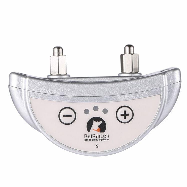 PD258 Automatic Anti Barking Collar Pet Training Control System for Dogs, S Size(Silver)